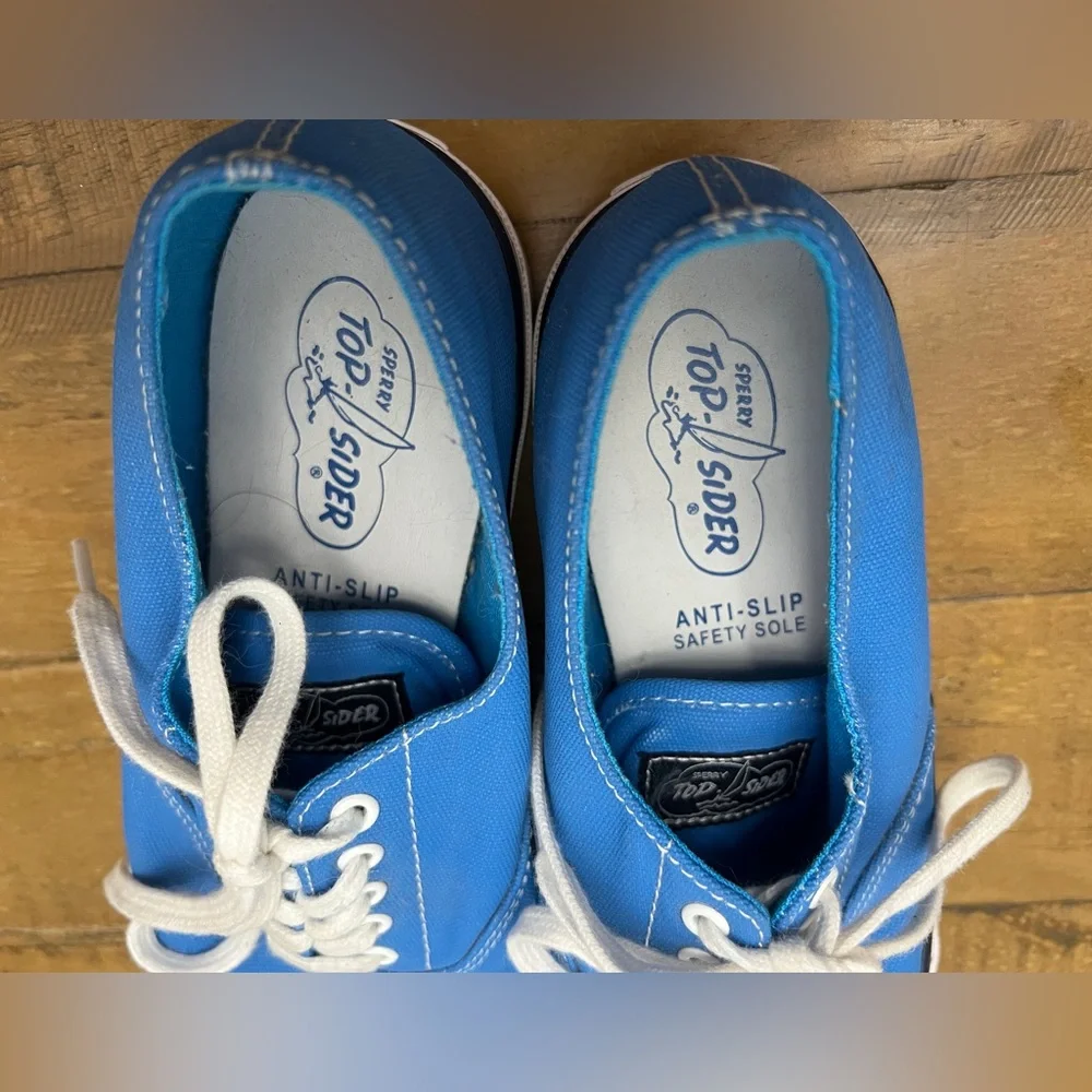 Blue Sperry Top-Sider Sneakers Size 6.5 - Picture 10 of 14